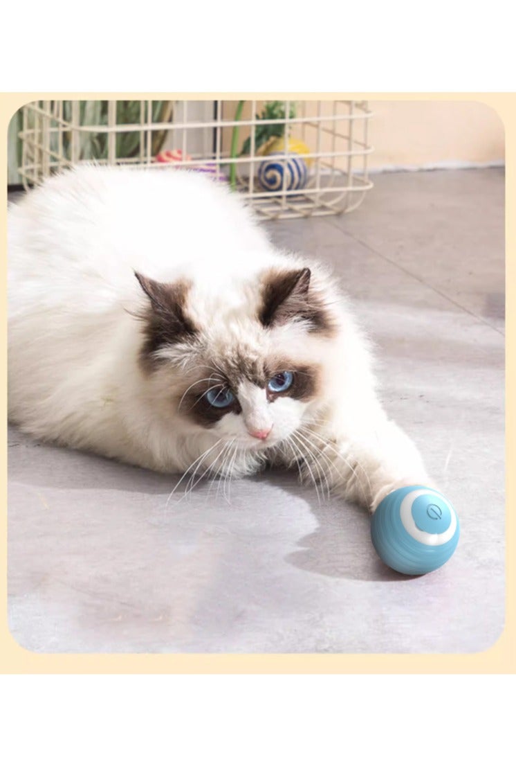 Electric cat toy, smart rolling ball, bite-resistant cat toy, self-entertainment ball artifact, dust-free pet supplies - Image 3