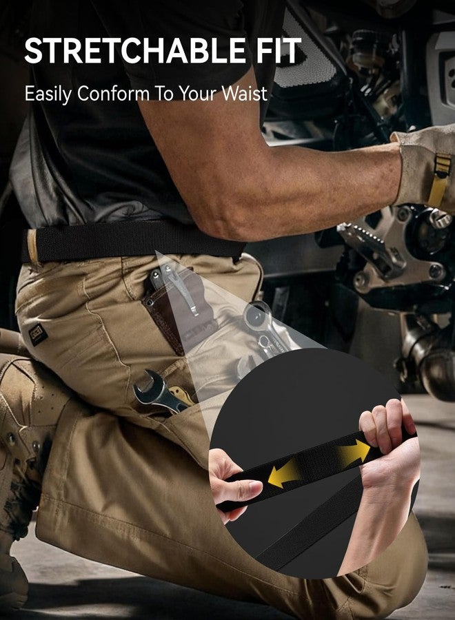 تشاورين حزام تكتيكي مطاطي من تشاورين للرجال - أحزمة عمل من النايلون مقاس 1.5 بوصة للرجال - مزود بآلية فك سريع للاستخدام اليومي - Image 5