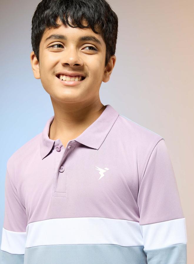 تكنوسبورت تيشيرت بولو رياضي سليم فيت ملون من تكنوسبورت للمراهقين - Image 3