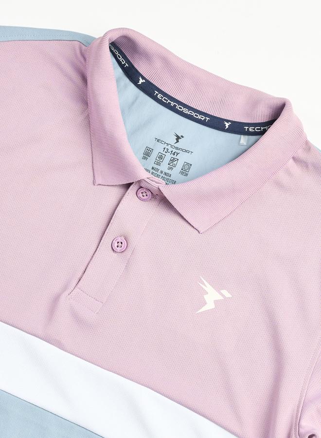 تكنوسبورت تيشيرت بولو رياضي سليم فيت ملون من تكنوسبورت للمراهقين - Image 5