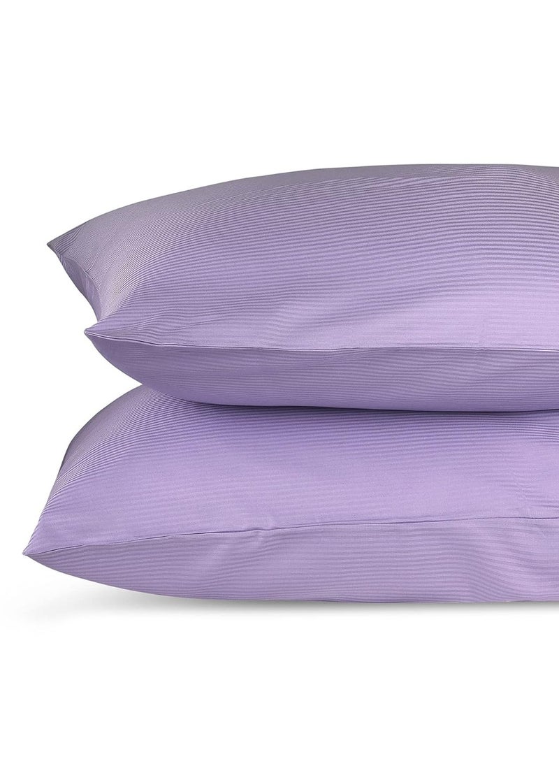 Eworld - Pack of 2 Premium Down Alternative Filled Bed Pillows, Featuring Breathable Cover, Microfiber Filling and Plush Bounce-Back Design, Hypoallergenic and Luxurious Hotel Quality Pillow Set, Available in Elegant Color Options - Image 1
