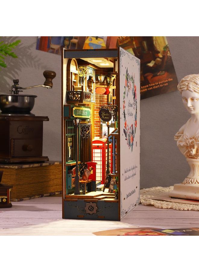 Bluejw Diy Cabin Haiyu Holiday 3d Stereo Assembled Book House Micromodel Architecture Surprise Birthday Gift - Image 1