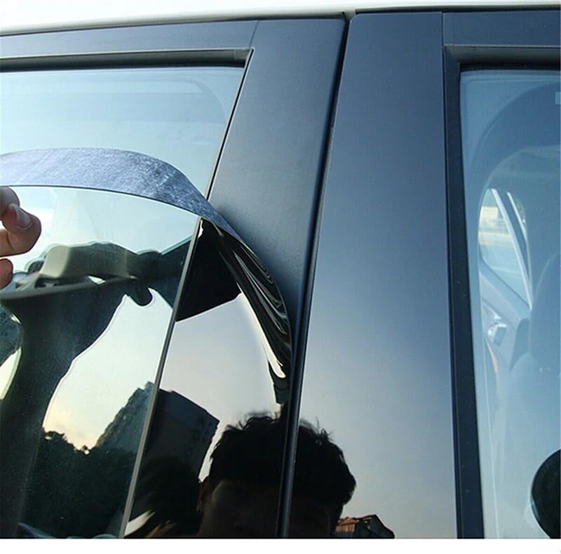 QASULER Car Pillar Posts Trim Cover Stickers for Hyundai IX35 - Image 3