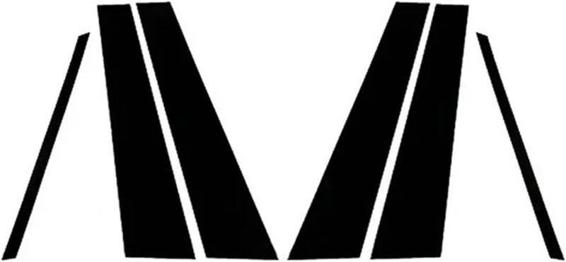 QASULER Car Pillar Posts Trim Cover Stickers for Hyundai IX35 - Image 1