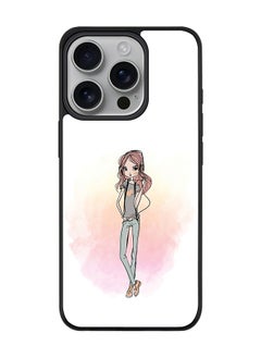 For iPhone 16 Pro Case [Compatible with MagSafe] Slim Magnetic cover Phone Case iPhone 16 Pro -Girl Next Door