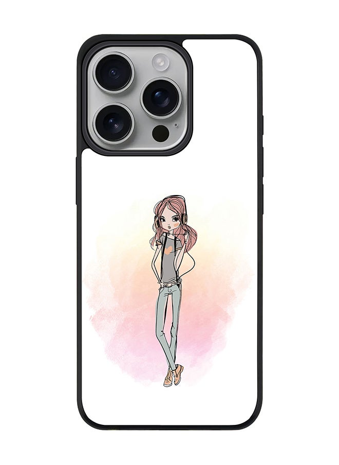 Stylizedd - For iPhone 16 Pro Case [Compatible with MagSafe] Slim Magnetic cover Phone Case iPhone 16 Pro -Girl Next Door - Image 1