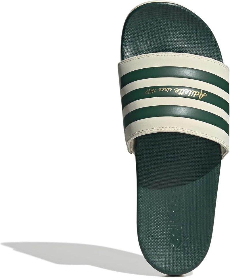 adidas Adilette Comfort Slides - Unisex, Wonwhi/Cgreen/Goldmt, 39 EU - Image 3
