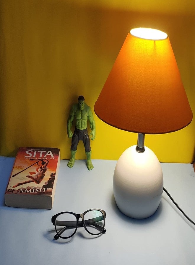 RSP Quality bit® Metal Conical Shade Table Lamp (Mustard Color) - Image 2