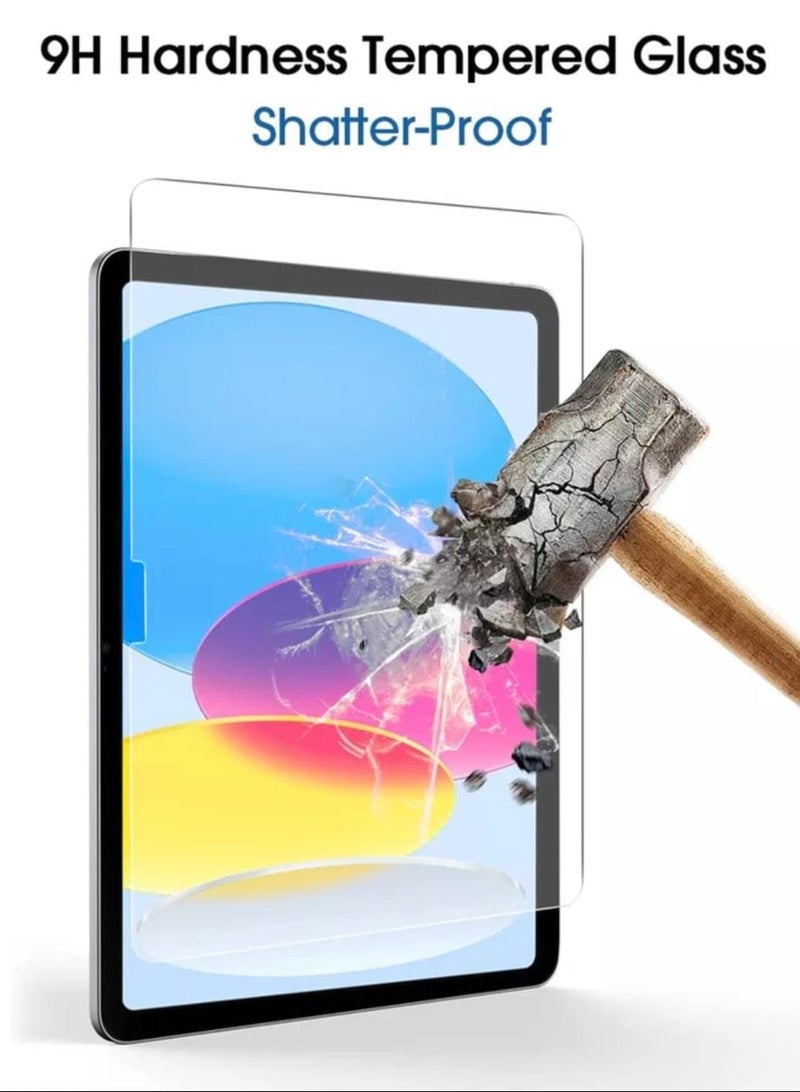 Tempered Glass Screen Protector Compatible with iPad 10 2022 / iPad 11 (A16) 2025, 11-inch - Image 2