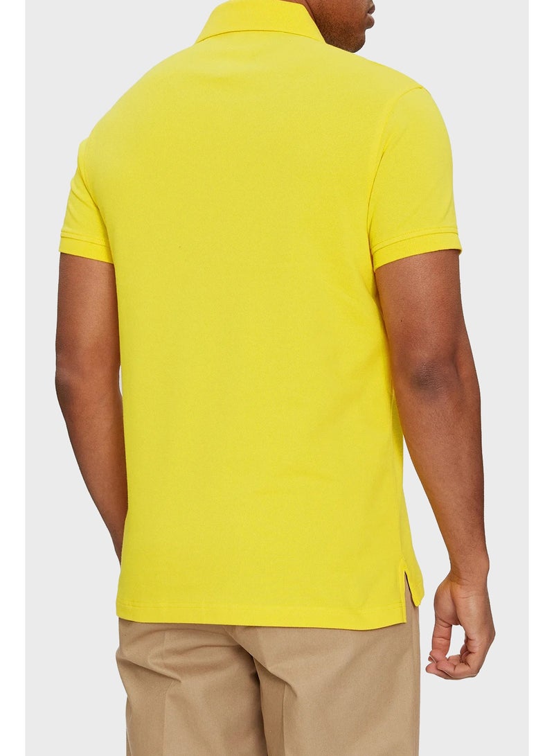 Tommy Hilfiger Sport Tommy Hilfiger Organic Cotton Polo T-Shirt - Image 4