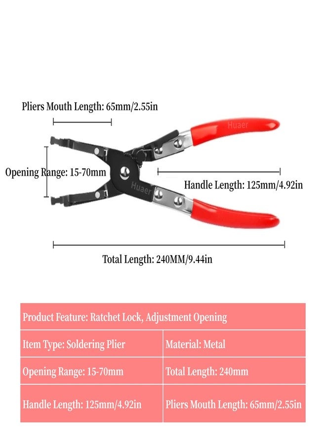 Akozon Car Soldering Pliers, Metal Soldering Plier Multi-Function Wire Welding Clamp Pick‑Up Aid Tool Wire Welding Pliers For Automobile Maintenance Repairing Tool - Image 2