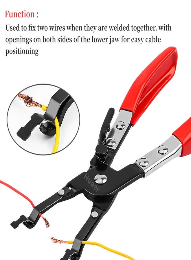 Akozon Car Soldering Pliers, Metal Soldering Plier Multi-Function Wire Welding Clamp Pick‑Up Aid Tool Wire Welding Pliers For Automobile Maintenance Repairing Tool - Image 3