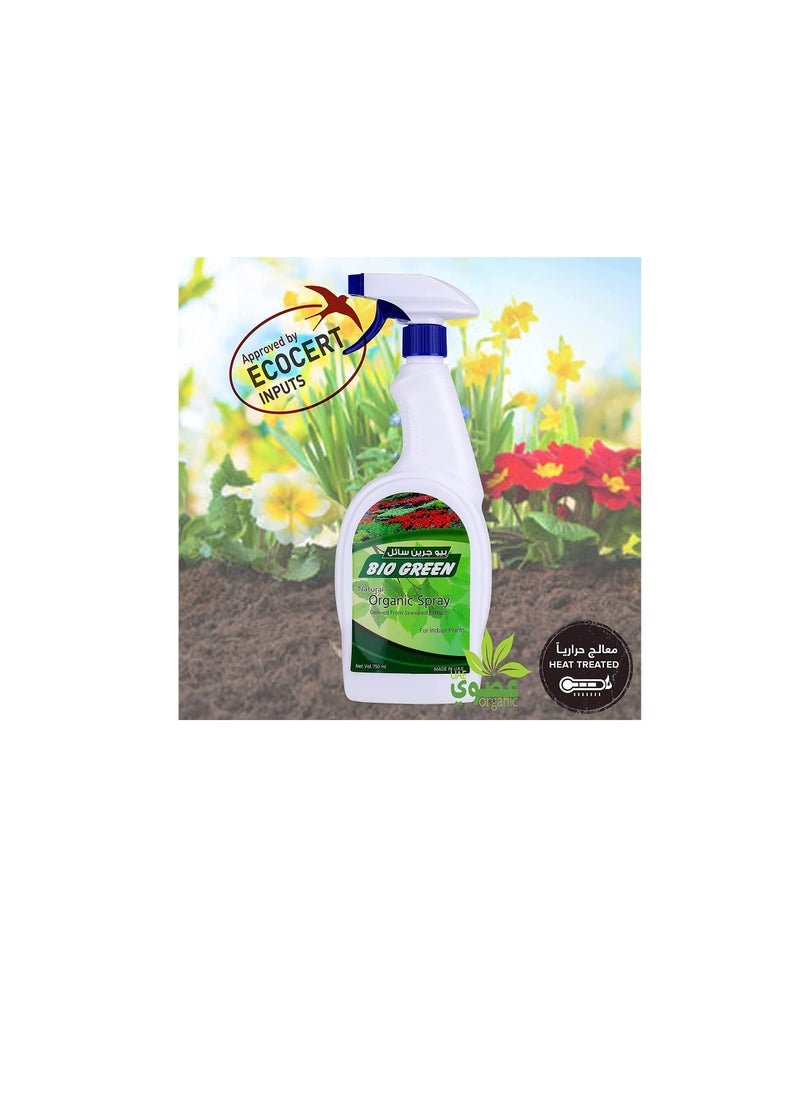Emirates - Emirates Biofert Bio Green Seaweed Extract Indoor Plants Organic Spray Fertilizer 750ml - Image 1