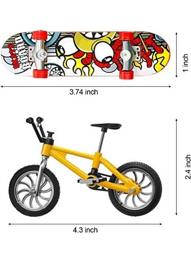 Gejoy 14-Piece Finger Skateboard Set - Image 2