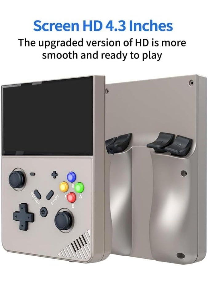 SUNEX M18 Retro Handheld Game Console with 20,000+ Games, 4.3" HD IPS Display, RK3566 Quad-Core, 4000mAh Battery, Linux System, Portable Gaming Device with Expandable Storage & Type-C Charging - Image 4