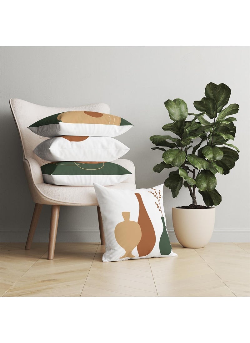 Evdeki Çarşı Evik Abstract 4-Piece Throw Pillow Case DS70  - Image 2