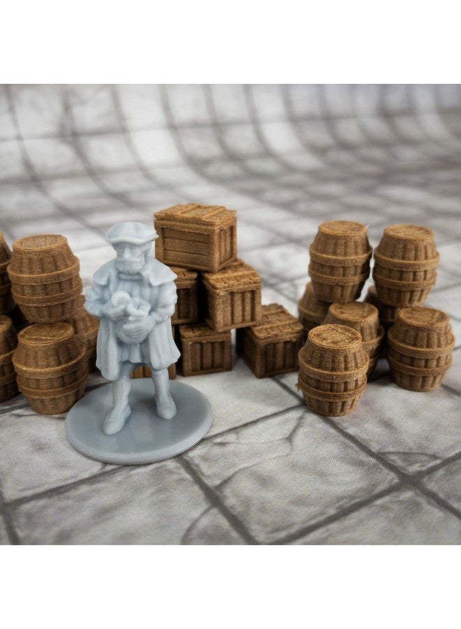 Extruded Gaming Storeroom Crates and Barrels - Image 3