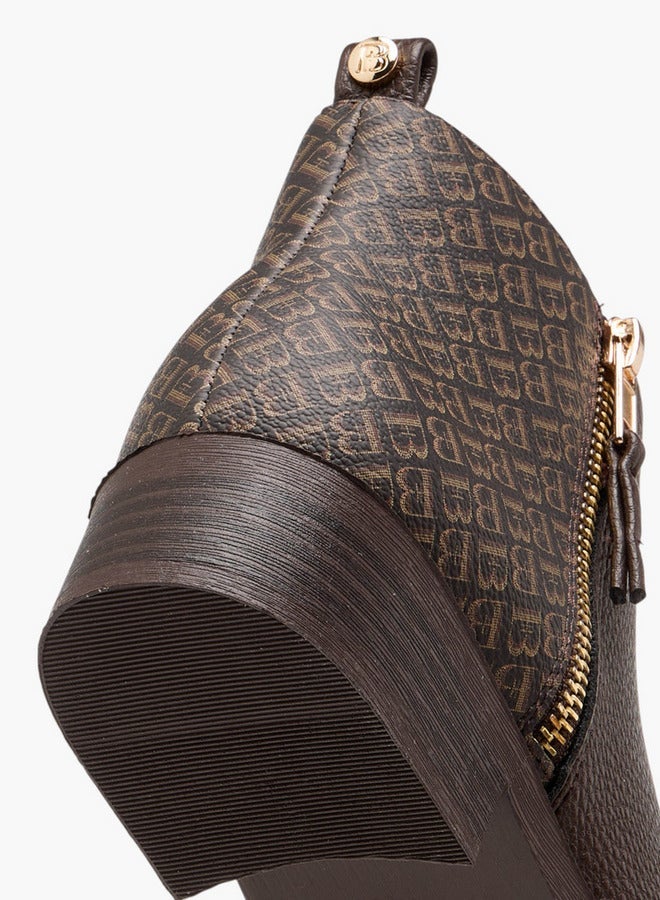 Flora Bella By Shoexpress Solid Ankle Boots with Zip Closure - Image 5