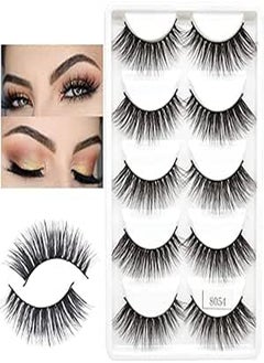 1 Pair Black 3D Thick Real Mink Naturally Long Fake Eye Lashes False Eyelashes. Lqdd060