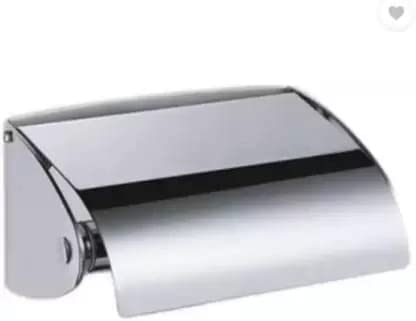 Bosney Stainless Steel Toilet Paper Roll HolderTissue Paper Holder in BathroomKitchen Tissue holderKitchenWall Mount Paper holderBathroom Accessories Wall Mount Chrome - Image 5