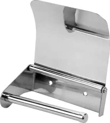 Bosney Stainless Steel Toilet Paper Roll HolderTissue Paper Holder in BathroomKitchen Tissue holderKitchenWall Mount Paper holderBathroom Accessories Wall Mount Chrome - Image 1