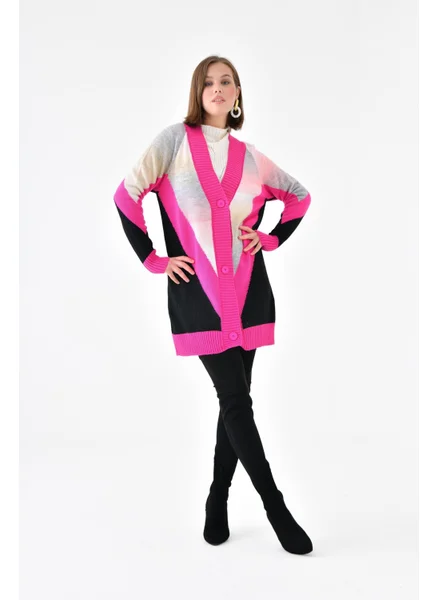 جارمي Women's Transitional Cardigan Fuchsia