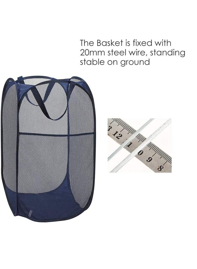 Y&D Hamper Basket with Removable Laundry Bags Liners Collapsible Lid and Handles Foldable Dirty Clothes Washing Storage in Room - Image 3