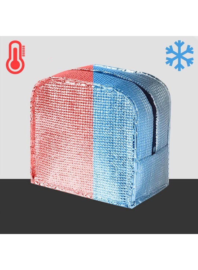 Small Lunch Bag, Portable Insulated Tote Bag with Aluminum Foil Leakproof for Office, School, Picnic (23 x 13 x 21cm)  - Image 3