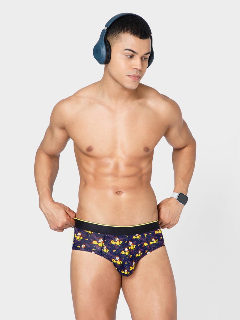 Bummer Men's Printed Micro Modal Briefs Underwear | Ultra Soft & Breathable | Pack of 67 - Image 2