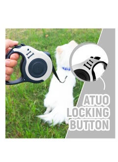 SYOSI Retractable Dog Leash Automatic Telescopic Tractor Dog Tape, Pet Tape 16 FT Durable and Convenient, with Non-Slip Handle, Tangle Free, Pause and Lock, Suitable for Small and Medium-Sized Dogs  - Image 4