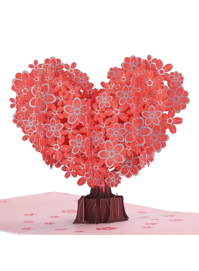 Flower Pop Up Cards, 12 inch Life Sized Forever Paper Bouquet 3D Popup Birthday Gift Greeting Cards with Note Card and Envelope - Image 1