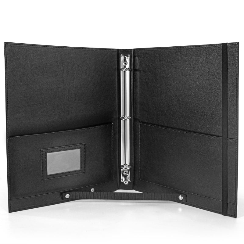 tutata Choral Music Holder, Sheet Music Folder with Handle and Strap, Sheet Music Binder, for Choir Singer, Stage Performance, Black - Image 5