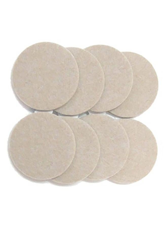 Magic Sliders 8-Piece Heavy Duty Self-Stick Round Felt Pads Oatmeal 2inch 63003 - Image 2