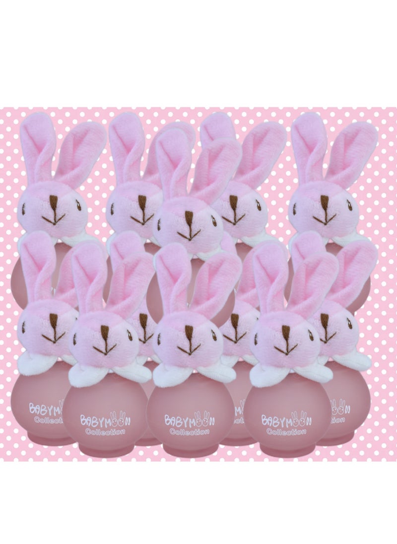 BabyMoon 12 Pieces Baby Moon Perfume Collection Pink Bunny 50ml  - Image 1
