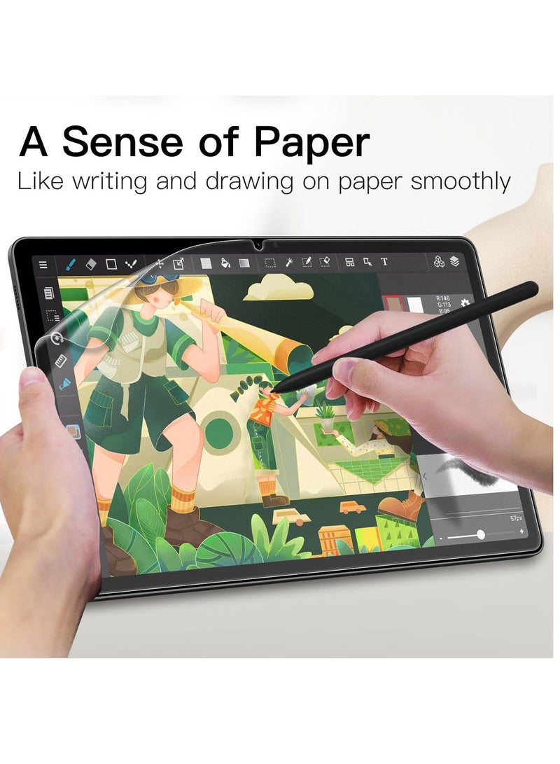 جي تيك واقي شاشة ورقي لهاتف سامسونج جالاكسي تاب S9 11 بوصة وجالكسي تاب S9 FE 10.9 بوصة مضاد للتوهج غير لامع من PET للرسم، عبوة واحدة - Image 2