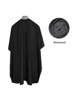 Tongtletech TONGTLETECH Hair Cutting Cape - Waterproof Salon Barber Cape Cloth Hairdressing Nylon Gown Unisex Black Haircut Apron for Hair Styling,Cutting and Coloring - 47 x 59 Inches  - Image 3