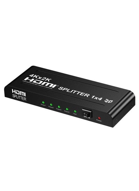 HW-4K104D 1 to 4 4K X 2K Video High-Definition On-Screen HDMI Splitter(EU Plug)