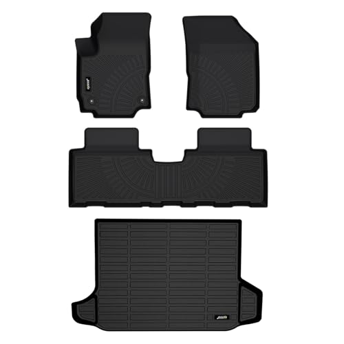 Jenofa-Floor Mats for Chevy Equinox 2018-2024 / GMC Terrain 2018-2024 Floor Mat All Weather Car Mats for Chevrolet Equinox (Not for EV) Full Set Durable Floor Liners Accessories - Image 1
