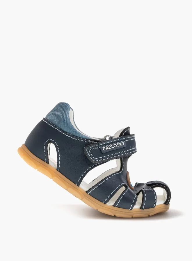 Pablosky Boys' Strap Sandals with Hook and Loop Closure