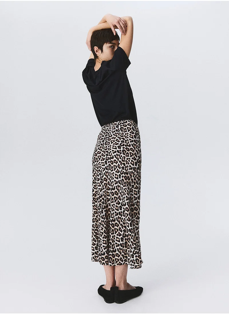 اتش اند ام Viscose Crêpe Skirt