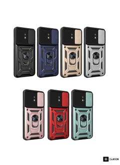 Generic Protective Case Cover For Nokia C10 Sliding Camera Cover Design TPU+PC  - Image 2
