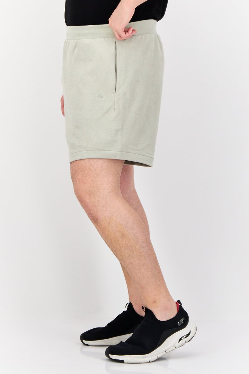 Adidas Men Sportswear Fit Basketball Shorts, Pale Sage Green  - Image 2
