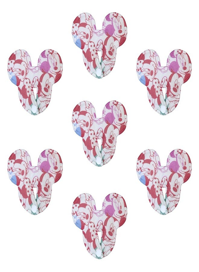 welsoon 7 Pack Feeding Tube Pads G-Tube Pads Covers Mouse Ear Button Pads for G-Tube or J Tube Reusable and Comfort - Image 2