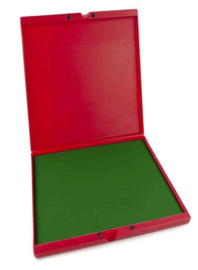 Rubber Stamp Creation Industrial Stamp Pad, Extra Large 9.25" x 12.25" Stamp Pad - Green Ink - Image 1
