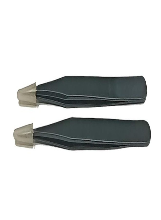 FORGESY - Straight Pointed Fine Tweezer (BLACK) (2 PIECE) - Image 2