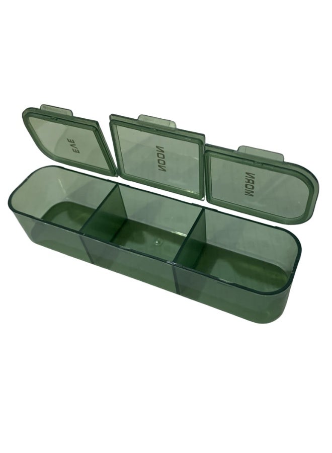 Generic Daily Pill Organizer - Pill Planners for Pills and Vitamins Day, 3 Times-a-Day Medication Reminder, AM PM Compartments for Travel or Purse  - Image 4