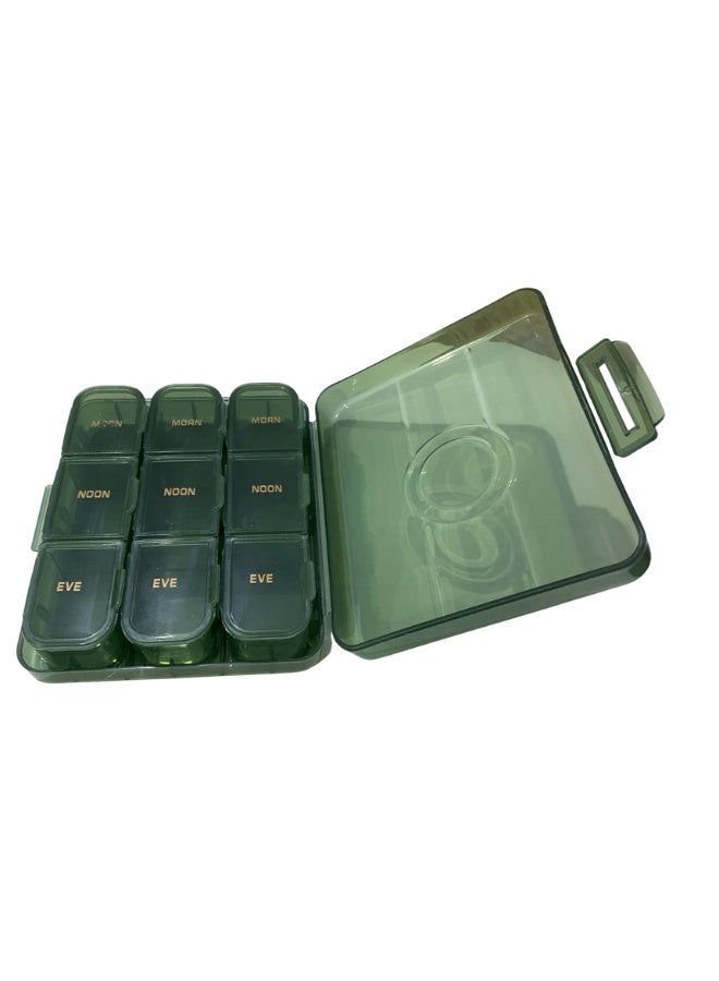 Generic Daily Pill Organizer - Pill Planners for Pills and Vitamins Day, 3 Times-a-Day Medication Reminder, AM PM Compartments for Travel or Purse  - Image 3