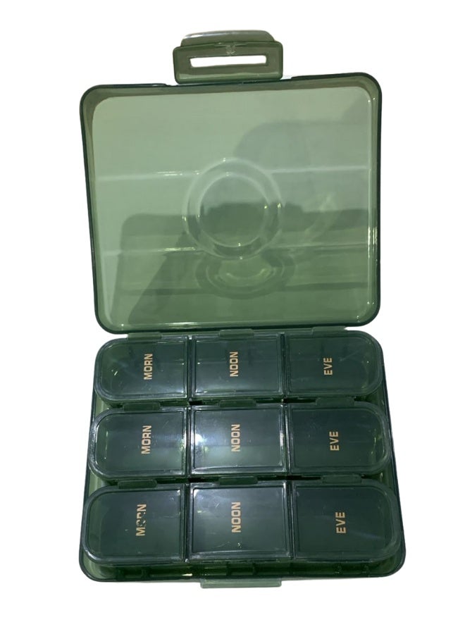 Generic Daily Pill Organizer - Pill Planners for Pills and Vitamins Day, 3 Times-a-Day Medication Reminder, AM PM Compartments for Travel or Purse  - Image 5