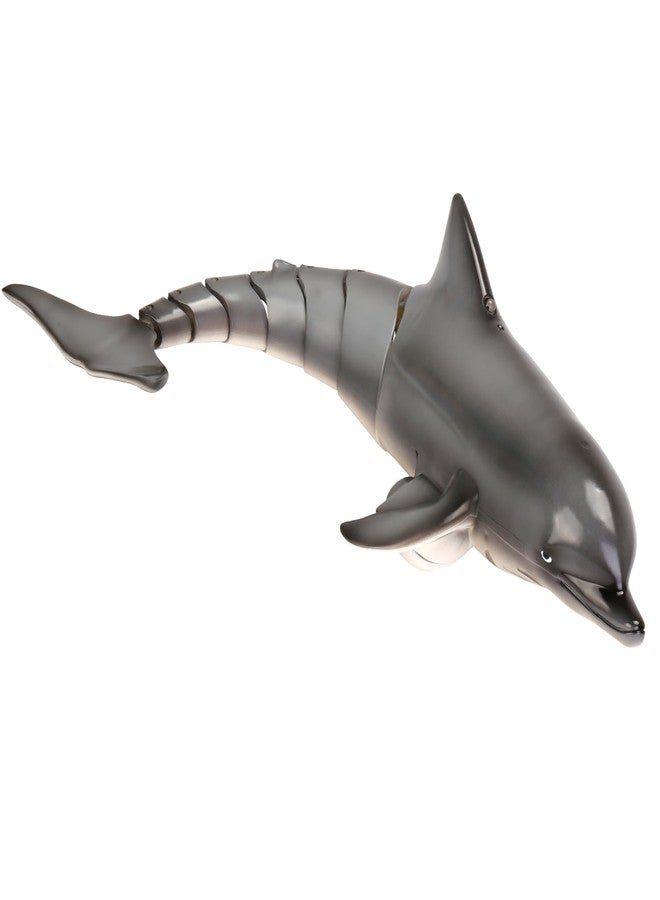 GearRoot Remote Control Dolphin Toys for Kids, 2.4G High Simulation Oceanic RC Dolphins Fish Toys for Swimming Pool Bathroom, 2x600mAh RC Boat Water Toys Great for 6+ Year olds Boys Girls Kids, Gray - Image 1