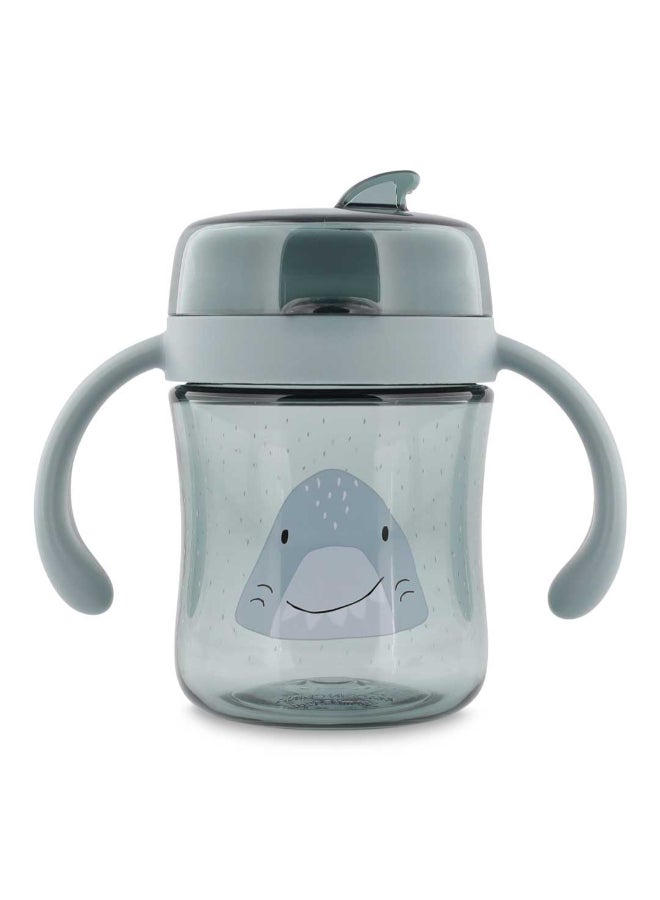 Trixie 360 Degrees Learning Cup With Handles - 240ml - Mr. Shark - Image 1